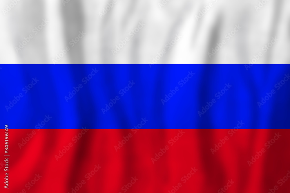 Fototapeta premium Russia concept Russian Federation flag background