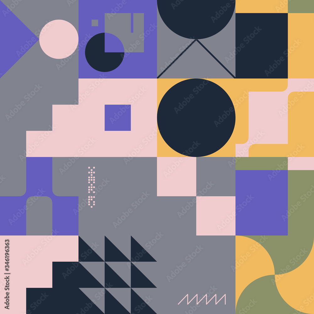 Geometric Abstract Vector Elements Design Geometric Abstract Vector Elements Design