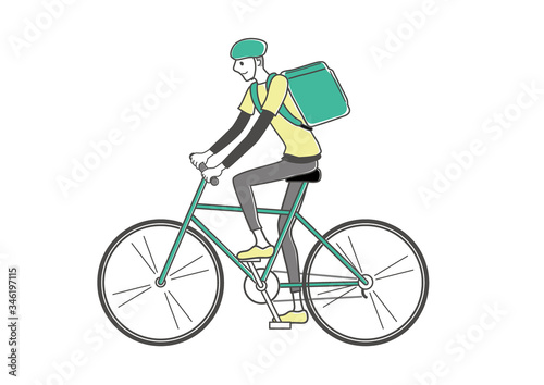 ウーバーイーツ, Uber Eats, UBER EATS, デリバリー, 運ぶ, 配達, 配達する, 自転車, 早い, 宅配, フードデリバリー, 出前, 人物, 男性, 自粛, デリバリーサービス, 自転車デリバリー, スマートフォン, スマホ, 頼む, 注文, お料理配達, コロナ, お取り寄せ, 食べ物, 外出禁止, 感染対策, 感染症対策, コロナ対策, テイクアウト, 白バック, 白背