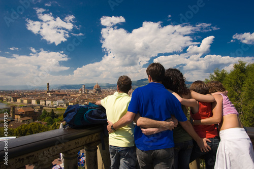turisti a Firenze photo