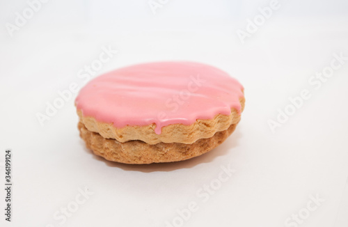 macaroons on a white background