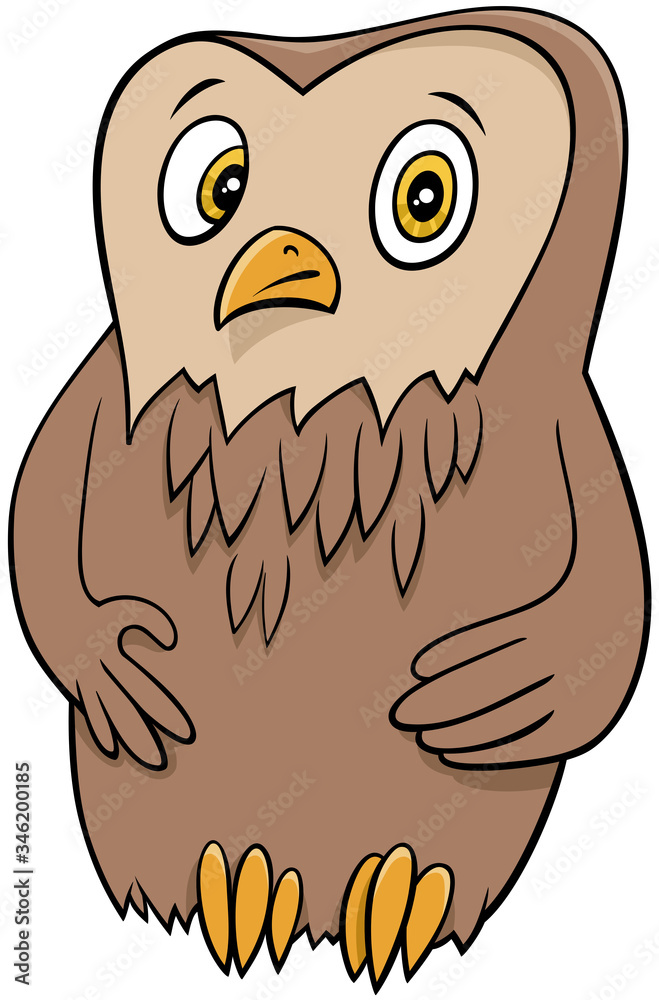 Obraz premium cute owl animal character