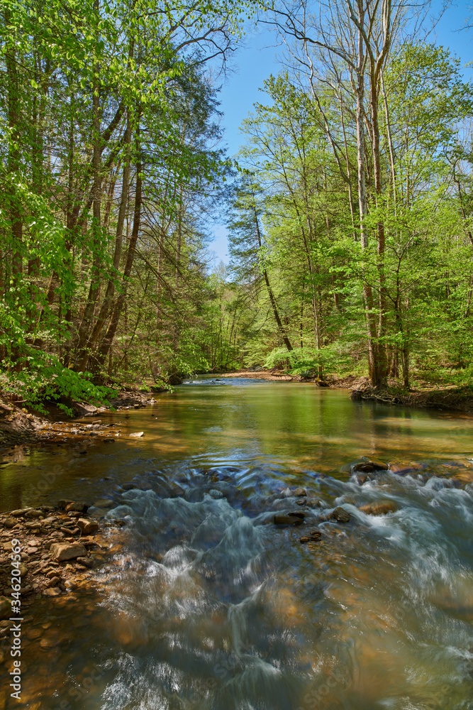 Small Rapids on War Creek in Eastern Kentucky. Small Rapids on War Creek in Eastern Kentucky.