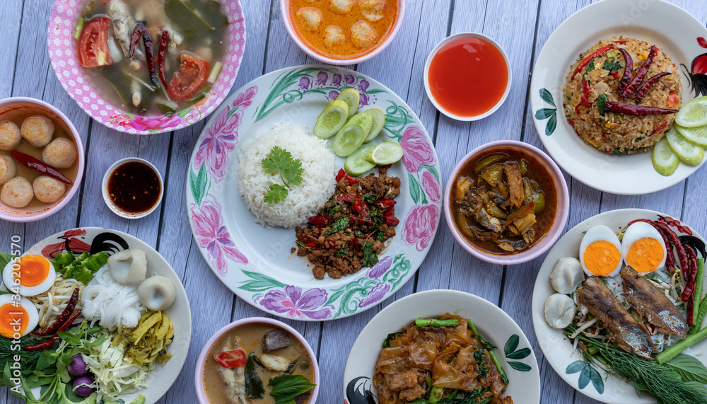 Thai Food Mixed Dishes