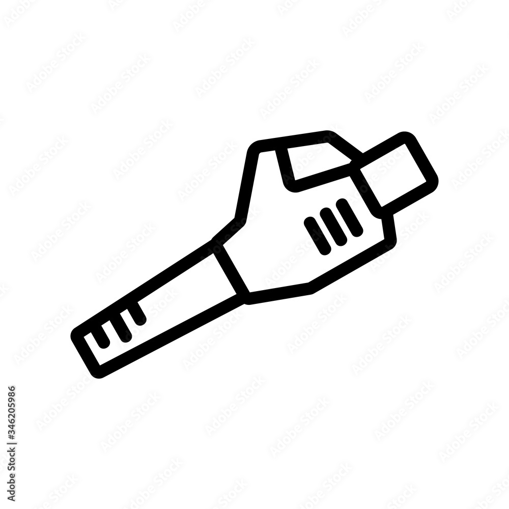 professional blower icon vector. professional blower sign. isolated contour symbol illustration professional blower icon vector. professional blower sign. isolated contour symbol illustration