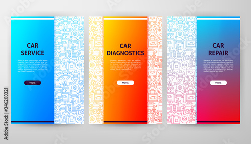Car Service Brochure Web Design