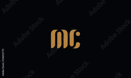 MC Letter Logo Design Template Vector illustration