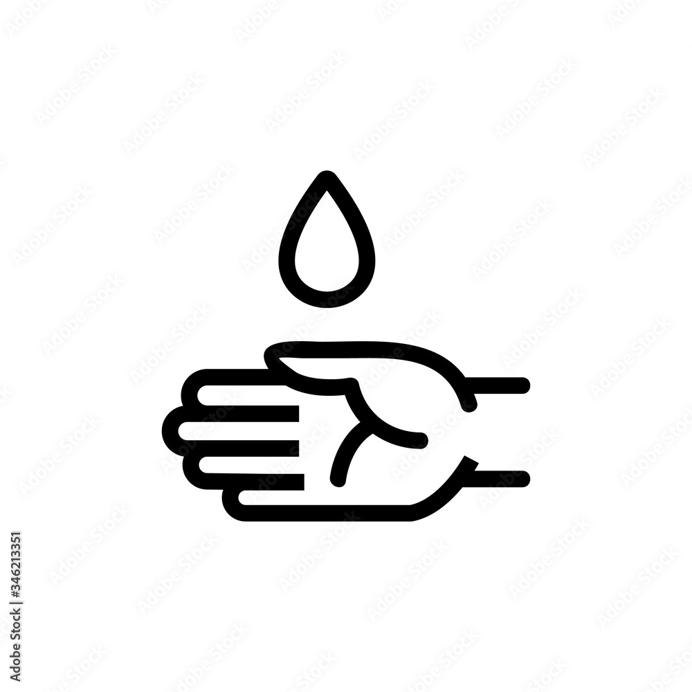 flood hazard icon vector. flood hazard sign. isolated contour symbol illustration flood hazard icon vector. flood hazard sign. isolated contour symbol illustration