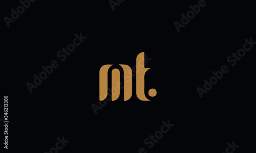 MT Letter Logo Design Template Vector illustration