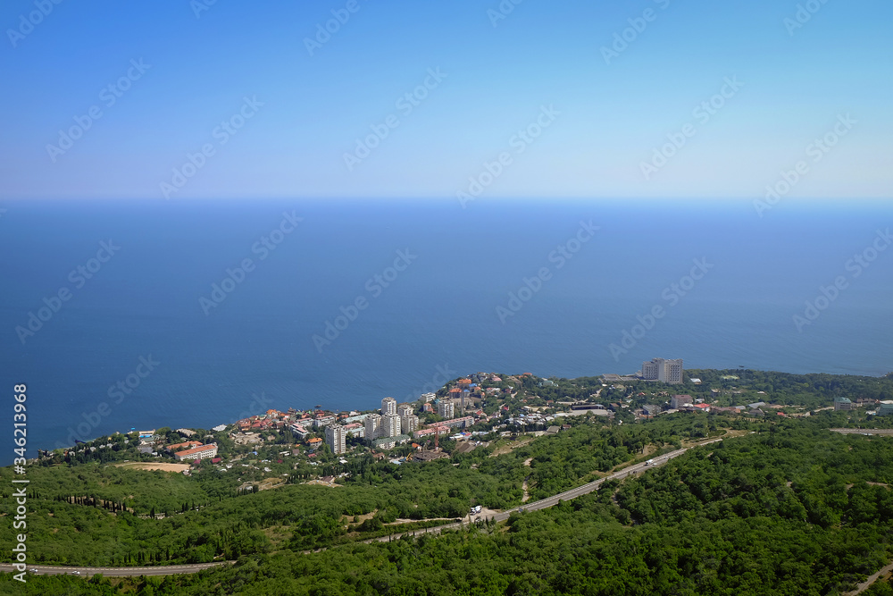 Amazing city view by the sea on a hot summer day Amazing city view by the sea on a hot summer day