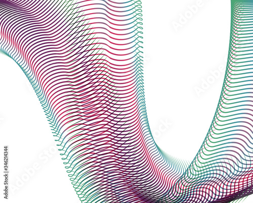 Abstract background blend wave line design for Wallpaper, Banner, Background, Card, Book Illustration, landing page