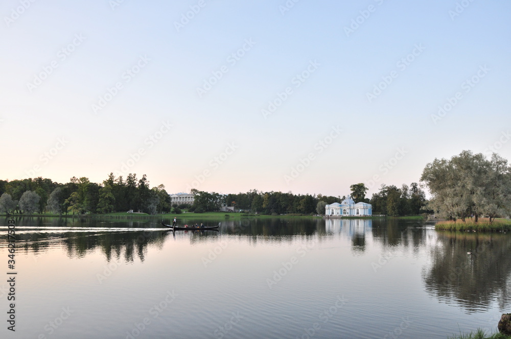 
Petergof. The residence of the Russian tsars. Parks and lakes.