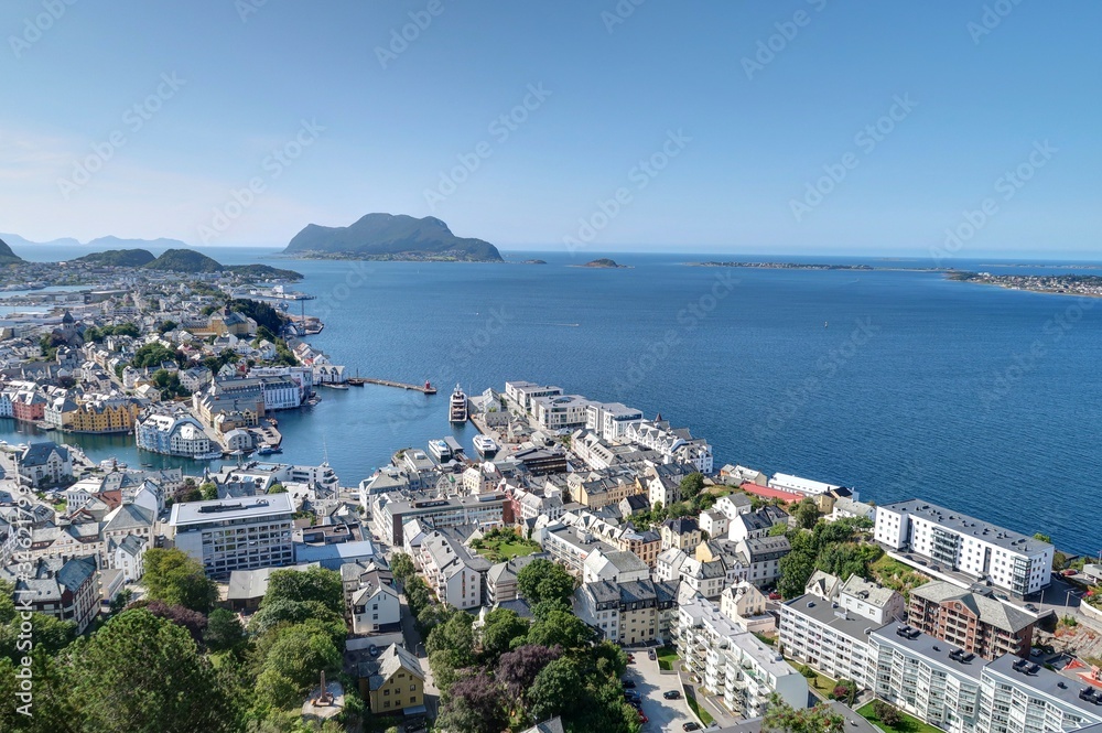 Fototapeta premium Alesund en Norvège