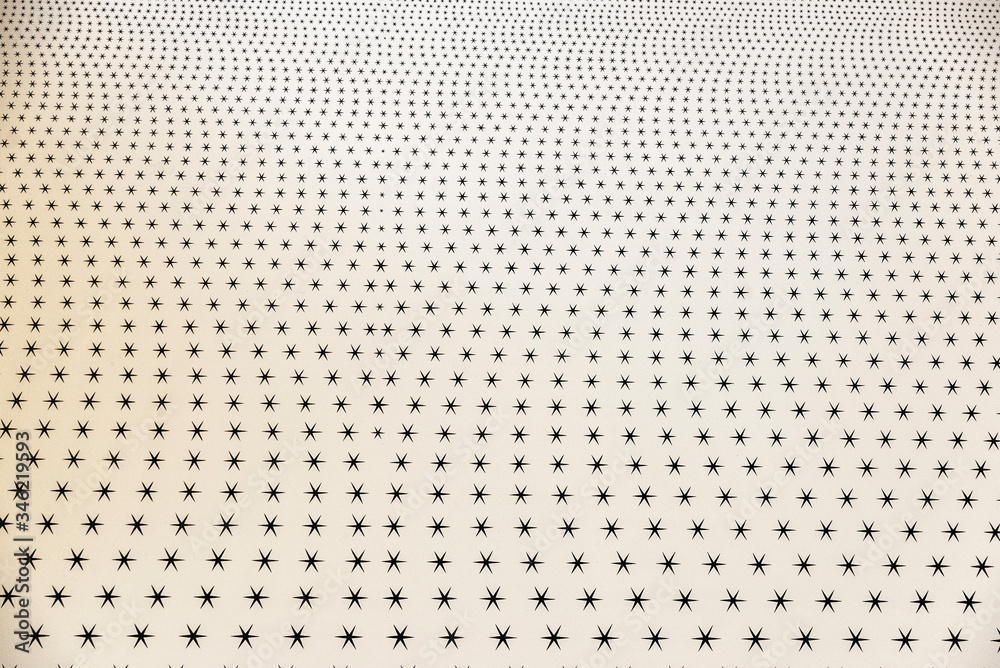 Wall with six pointed stars as abstract background Wall with six pointed stars as abstract background