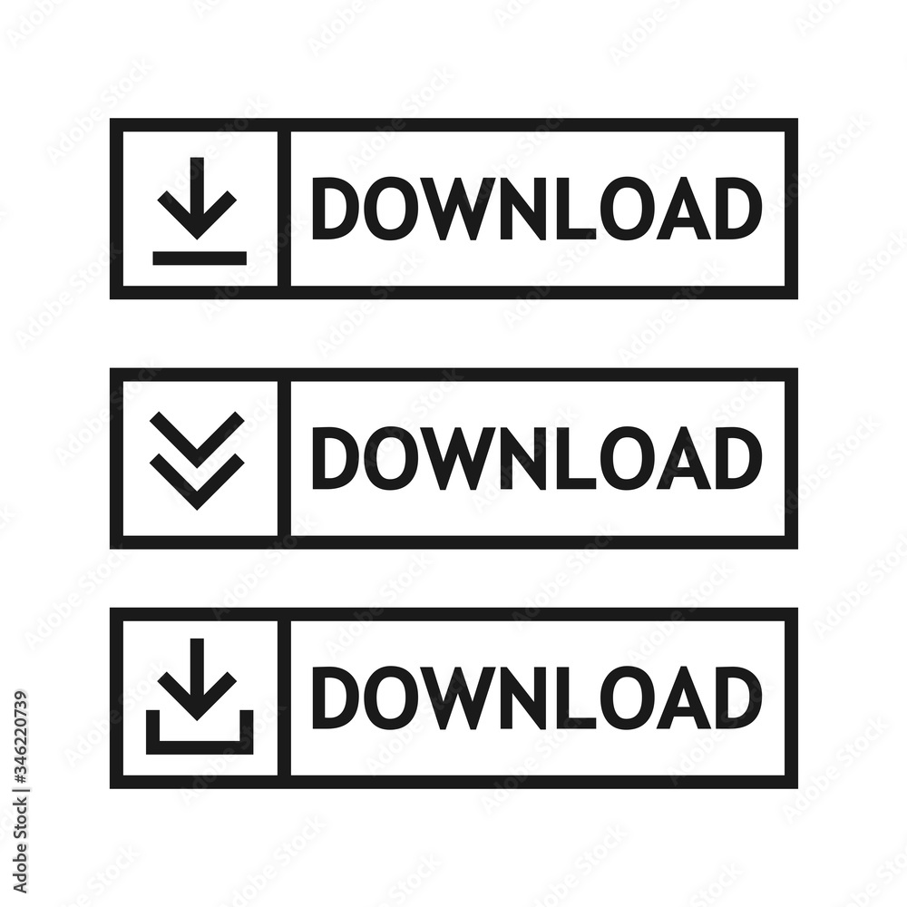 download icon in trendy flat style download icon in trendy flat style