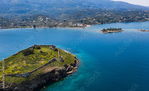 Small island in Aegean sea, Poros, Greece © Mariana Ianovska