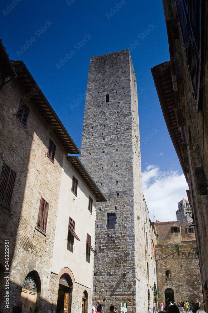 Manhattan średniowiecza - San Gimignano, Toskania, Włochy