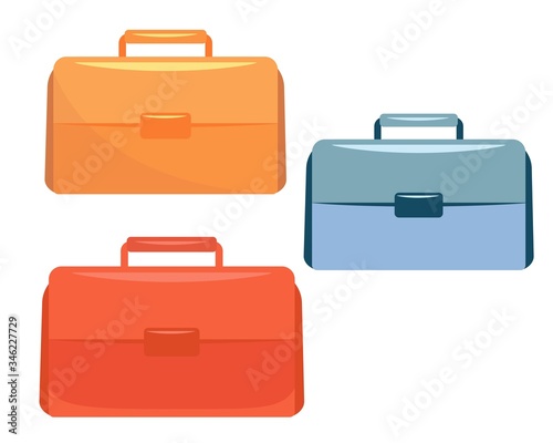 set of suitcases
