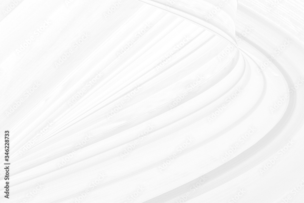 soft fabric abstract white and gray beauty smooth curve shape decorate fashion textile background
