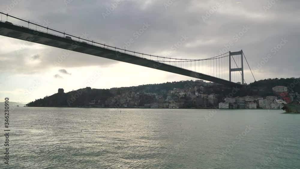 Bridge over the Bosphorus Strait in Istanbul. Turkey. Bridge over the Bosphorus Strait in Istanbul. Turkey.