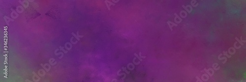 beautiful old mauve, dim gray and antique fuchsia colored vintage abstract painted background with space for text or image. can be used as horizontal background texture