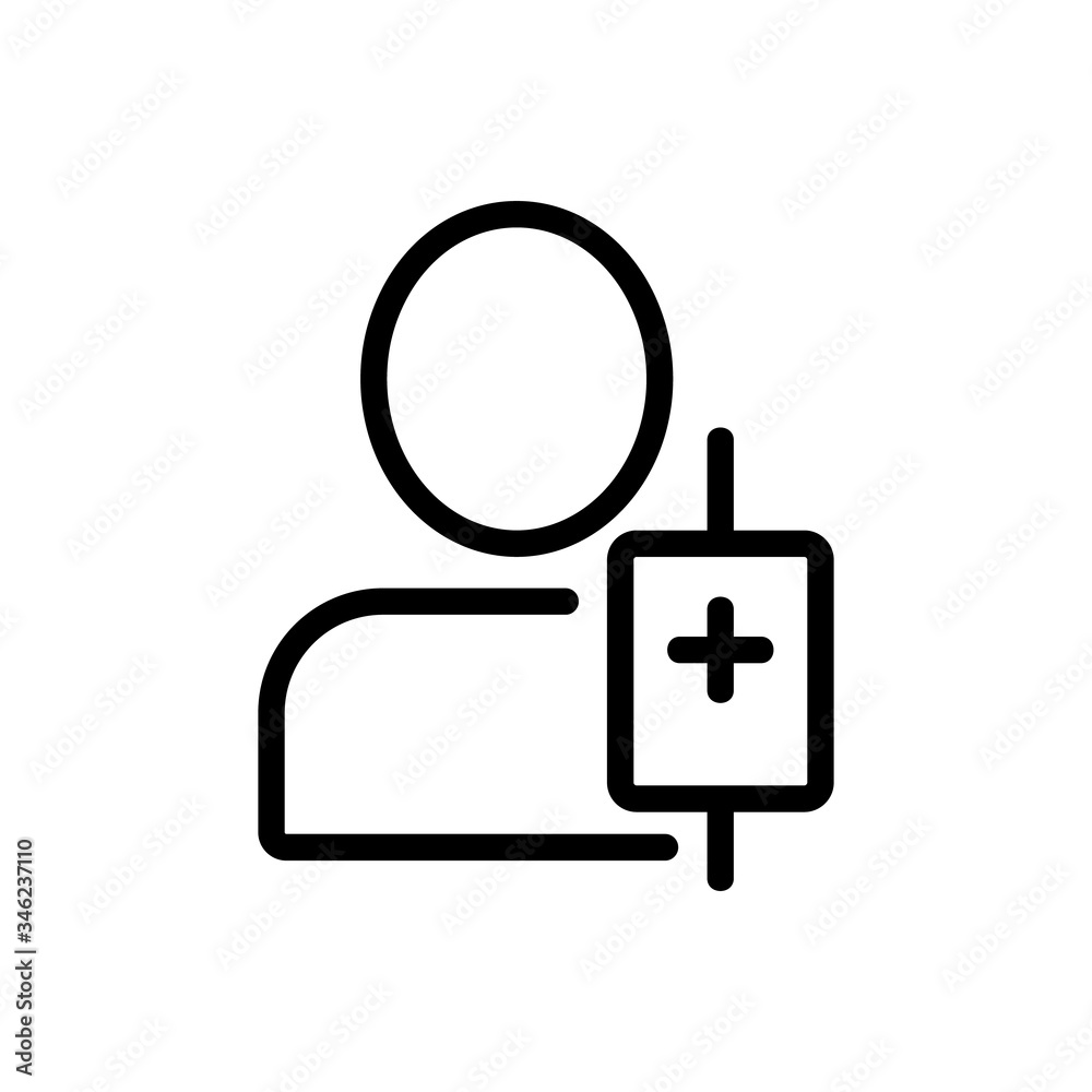 male doctor icon vector. male doctor sign. isolated contour symbol illustration male doctor icon vector. male doctor sign. isolated contour symbol illustration