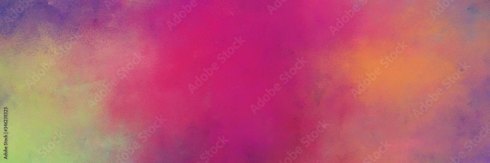 beautiful abstract painting background graphic with indian red, dark khaki and medium violet red colors and space for text or image. can be used as horizontal header or banner orientation