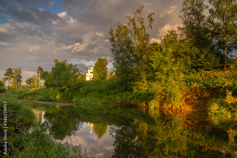 summer landscape near the New Jerusalem Monastery summer landscape near the New Jerusalem Monastery
