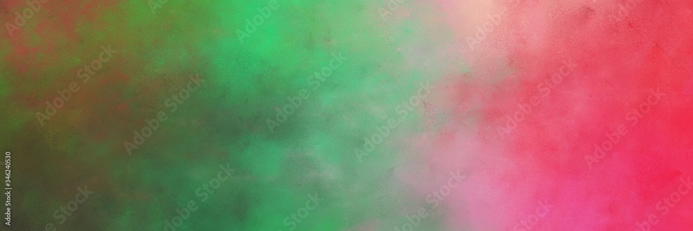 Fototapeta premium beautiful abstract painting background texture with dark olive green, pale violet red and dark gray colors and space for text or image. can be used as horizontal header or banner orientation