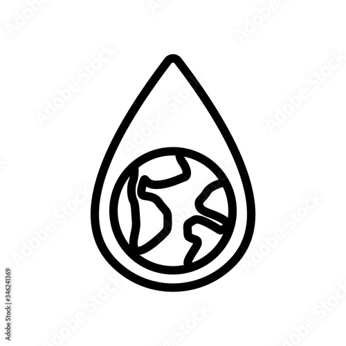 blood cell destruction icon vector. blood cell destruction sign. isolated contour symbol illustration