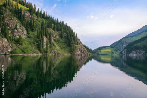 Fototapeta Naklejka Na Ścianę i Meble -  Allphotokz Lake Kolsay-2 20070625 0079 5D S