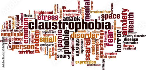 Claustrophobia word cloud