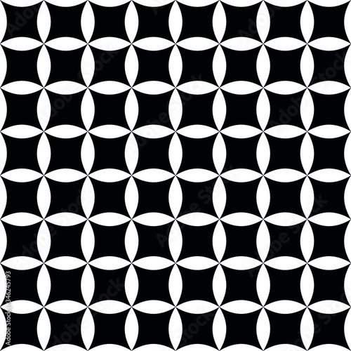 Simple seamless patter of geometry figures