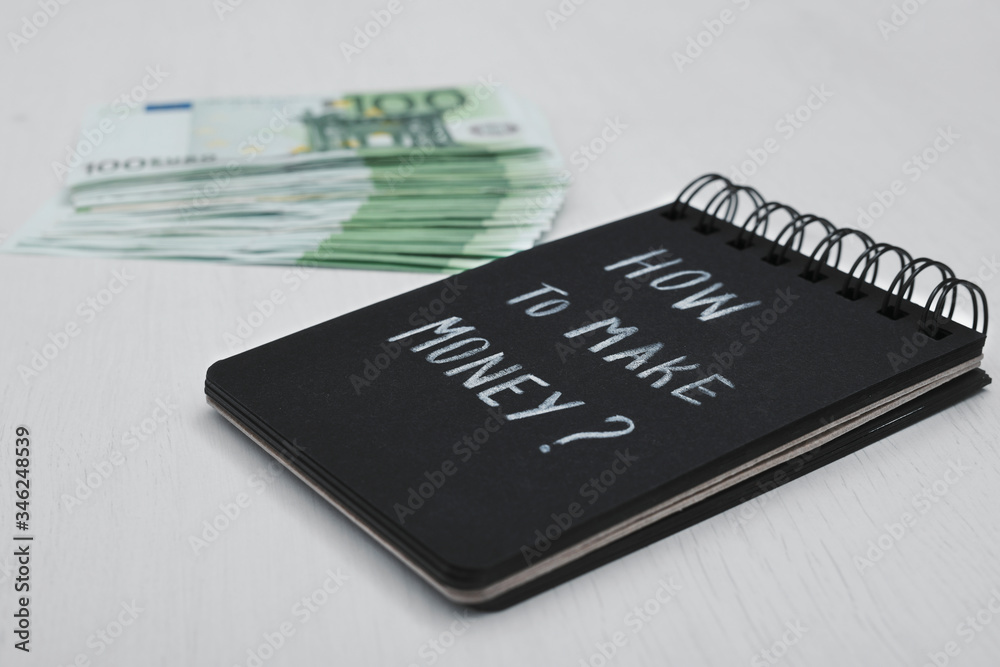 how to make money concept how to make money concept