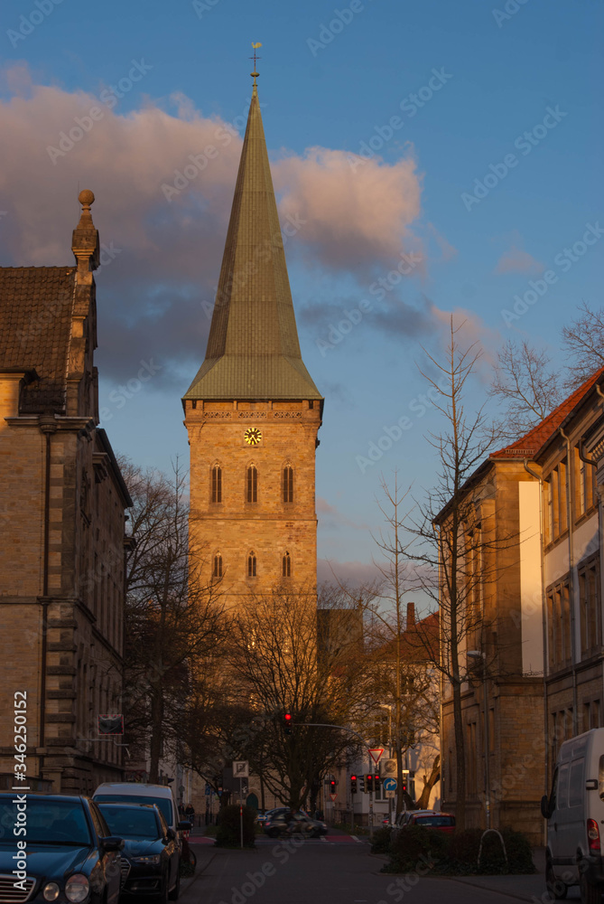 Fototapeta premium Kirche in Osnabrück