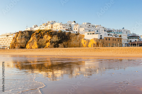 White Albufeira town in Algave coast in Southern Portugal