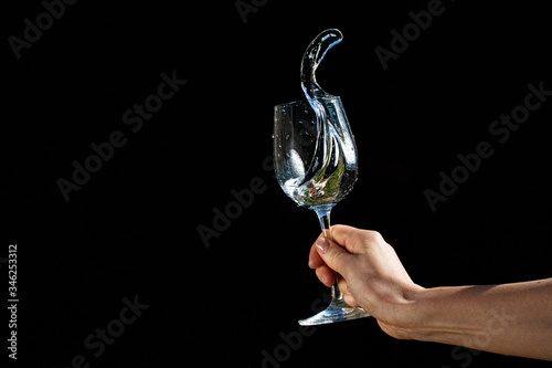 Glas mit wasser