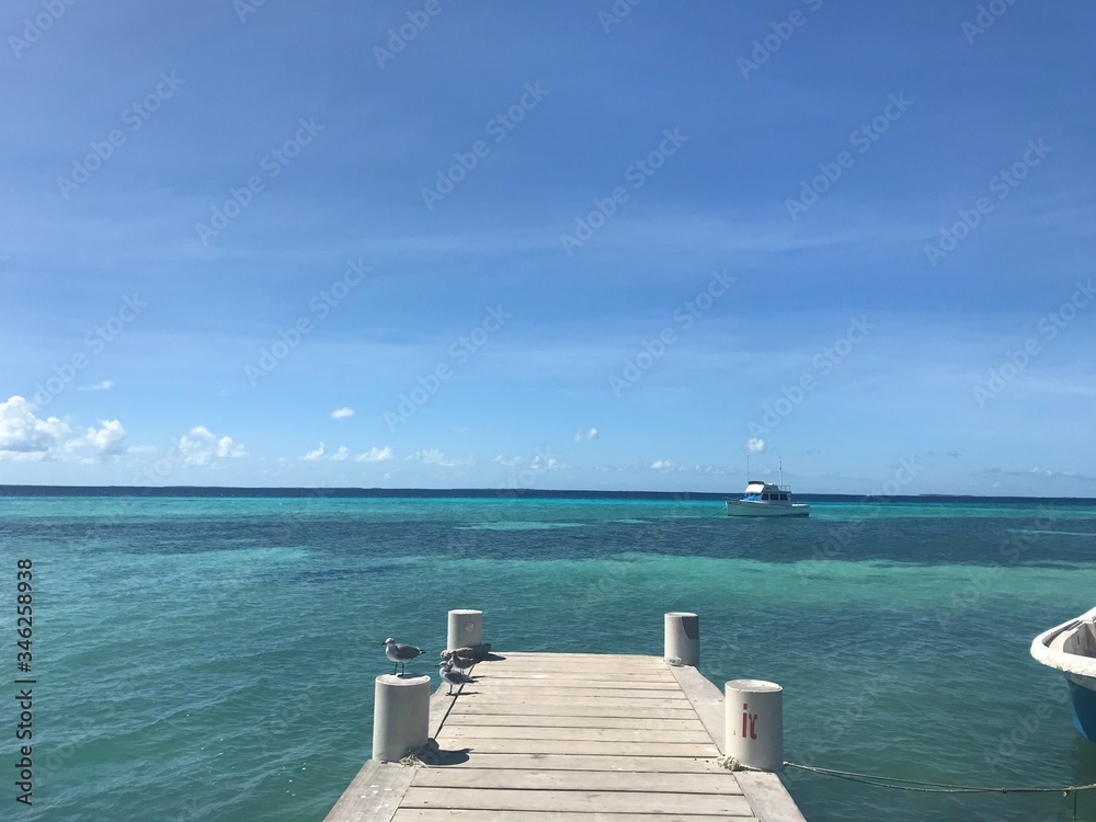 Obraz premium pier on the sea