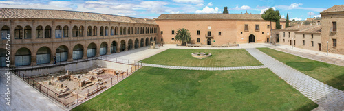 El monasterio de Rueda en la provincia de Zaragoza perteneció a una antigua orden cisterciense y en la actualidad se ha convertido en una preciosa hospedería donde descansar y conocer su historia. photo