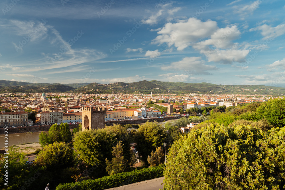 Florence sky landscape