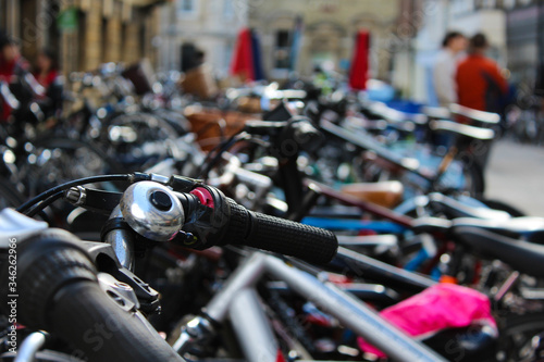 bicycles on the street cambridge