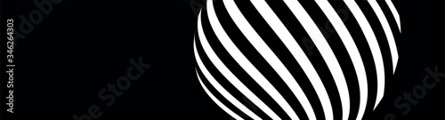 Social media black & white banner