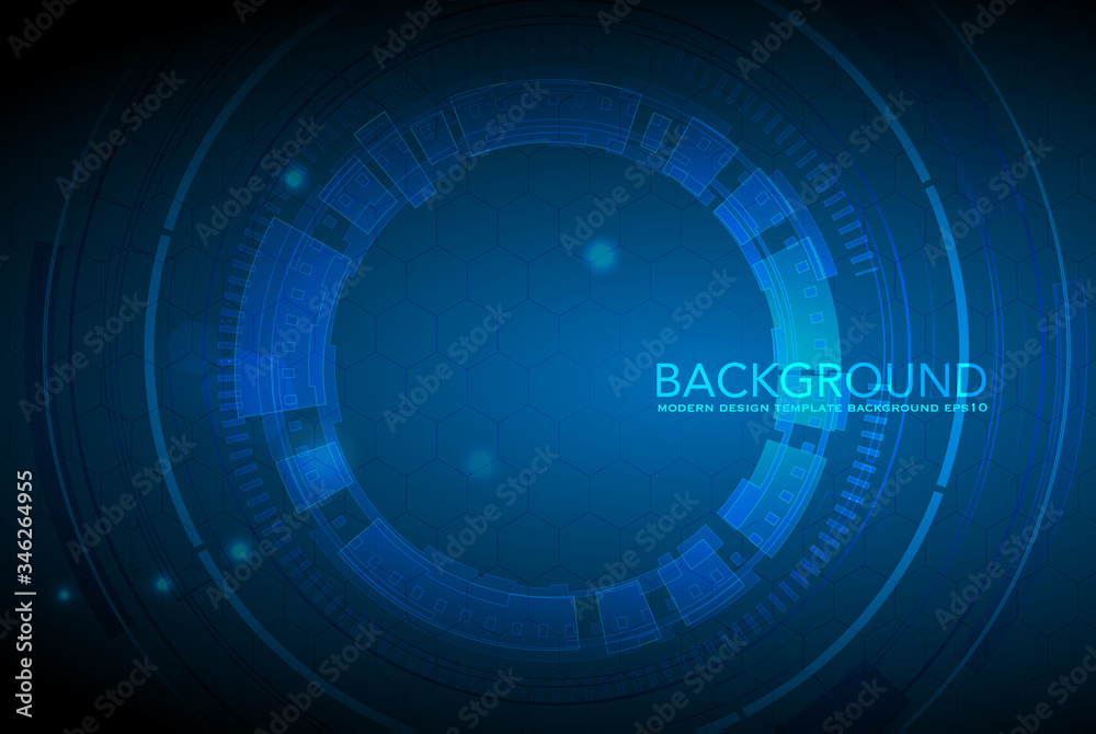 business background business background Abstract business background.Vector design. Circle blue abstract technology innovation concept vector background
