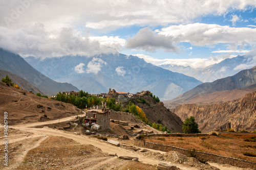 Village of Jharkot, Lower Mustang, Nepal photo