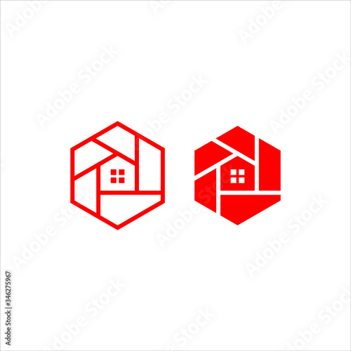 Design inspiration combines the home logo and camera lens