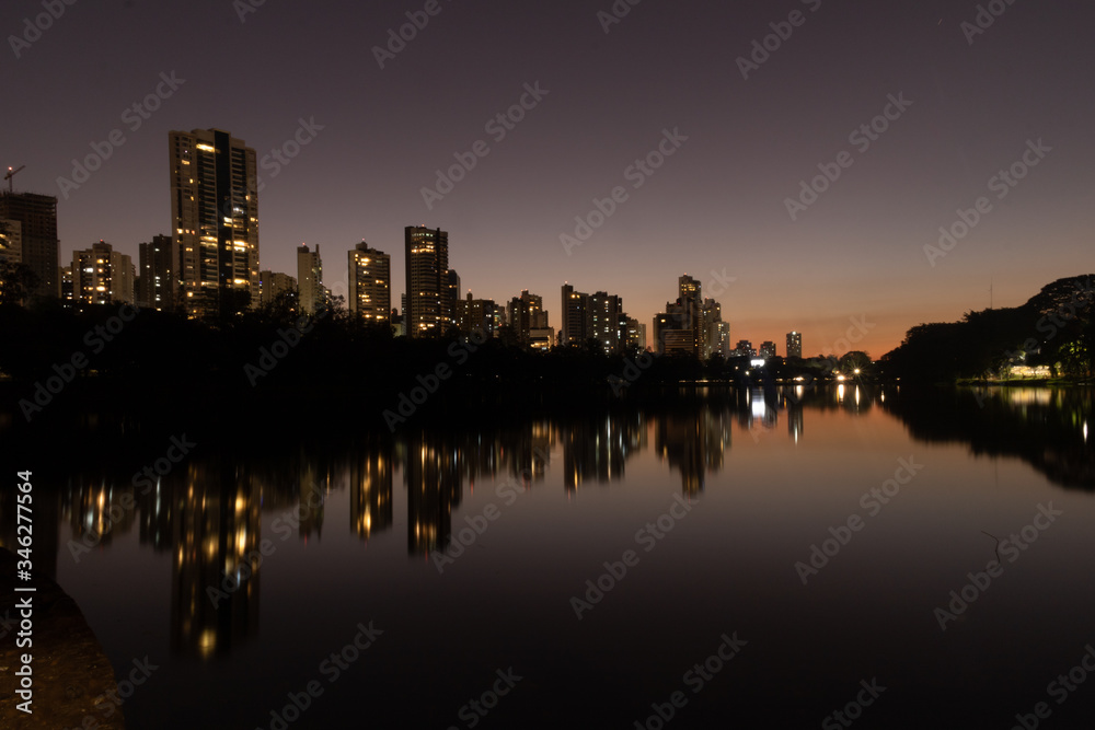 Londrina skyline in the night