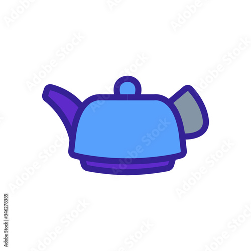 tea infuser icon vector. tea infuser sign. color symbol illustration