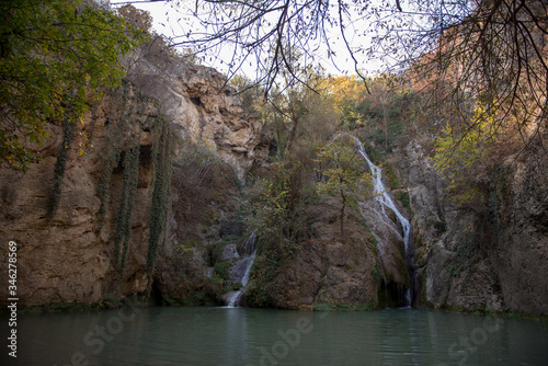 Beautiful sights from the Hotnishki waterfall  near Veliko Tarnovo  Bulgaria