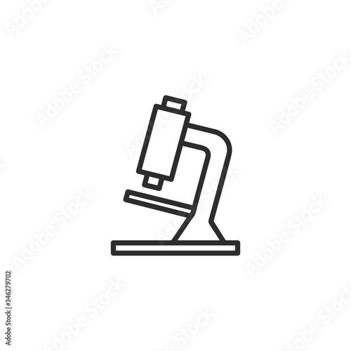 Microscope - line icon. Simple outline style design. Vector illustration.