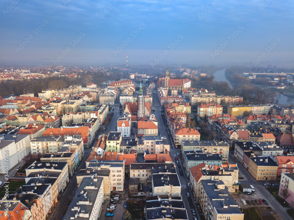 Panorama of Brzeg